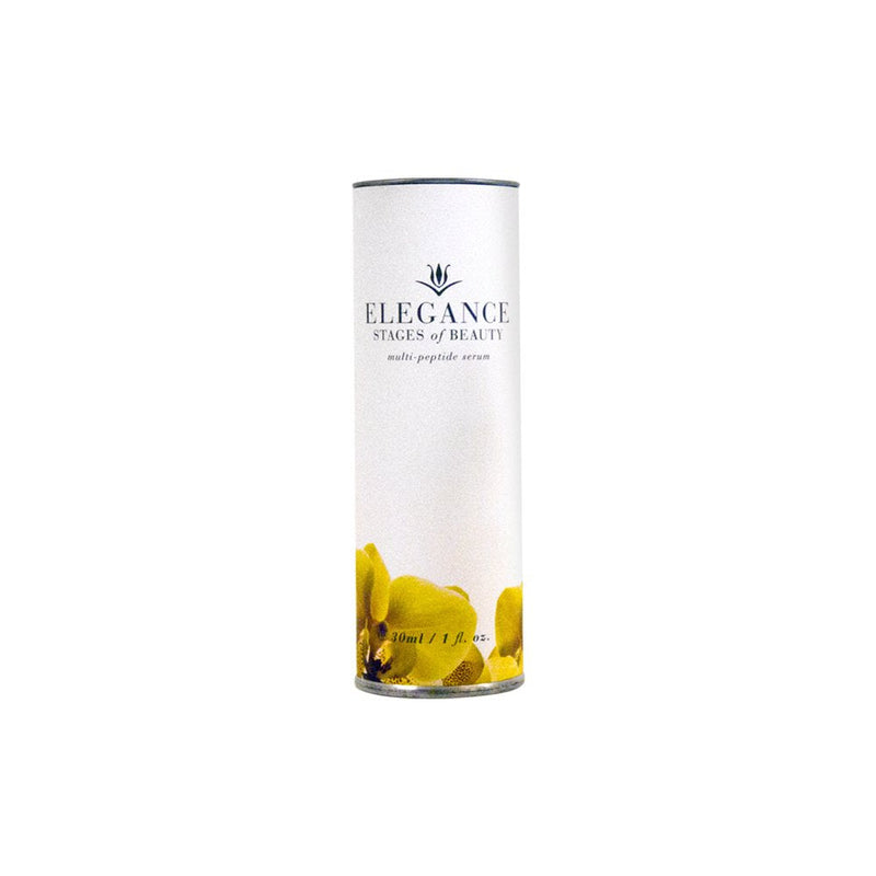 Elegance Multi-Peptide Serum, Hyaluronic Acid Anti-Aging Face Serum, Intensely Hydrating, Fight Fine Lines and Wrinkles, Stages of Beauty, 30mL Stages of Beauty