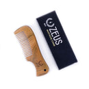 ZEUS Sandalwood Mustache Comb- Best Moustache Care Tool for Men, Pocket Size Mustache Comb- B31 ZEUS