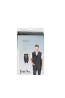 Betty Dain Cool Vent Mesh Back Barber Vest, Sleeveless, Stretch Mesh Back for Breathability, Pockets with Zippered Bottom, Snap Front Closure, Lightweight, Water Resistant Nylon/Poly, Black, XL Betty Dain