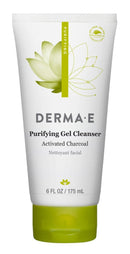 DERMA E Purifying Gel Cleanser, Activated Charcoal, 6oz DERMA-E