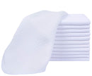 SINLAND Premium Microfiber washcloth Waffle Weave Facial Cleansing Cloth Face Cloth and Body Cloths(13Inchx13Inch 12pack, White) SINLAND