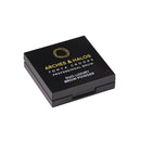 Arches & Halos - Duo Luxury Brow Powder - Dark Brown - Eyebrow Styling Cosmetics Palette, Powder, Tinting, Contouring, Precise Brow Definer - Hypoallergenic, Vegan - .088 oz, Dark Brown Arches & Halos