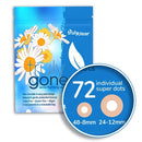 Truly Gone Acne Fighting Super Dots, 72 Count, 100% Hydrocolloid Acne Patches to Heal Pimples Acne Scars and Whiteheads, Invisible Blemish Remover Stickers,1 Pack Truly Clear