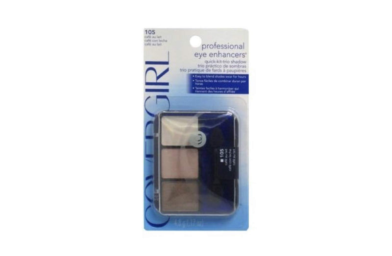 Covergirl Eye Enhancers Quick-Kit-Trio Shadow 105 Cafe Au Lait, 1.3 Ounce COVERGIRL