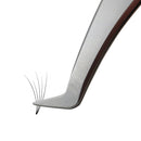LASHVIEW LT02 Application Tweezers for Individual and 3D 6D Volume Mink Eyelash Extensions Curved Point Tweezers Professional Stainless Steel Precision Tweezers (LT02) LASHVIEW