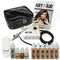 Art of Air Professional Airbrush Cosmetic Makeup System/Fair to Medium Shades 6pc Foundation Set with Blush, Bronzer, Shimmer and Primer Makeup Airbrush Kit Art of Air