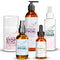 Eva Naturals Rewind Time Bundle - Vitamin C Plus Serum (1oz), Eye Gel (2oz), Stop the Clock Moisturizing Cream (1.7oz), Glycolic Acid Cleanser (6oz), All-in-One Skin Renewing Facial Toner (4oz) Eva Naturals