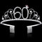 BABEYOND Crystal Birthday Tiara Crown Princess Birthday Crown Hair Accessories Happy 60th Birthday Crown Tiara for Women (60 Birth) BABEYOND