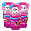 Hair Removal Cream ? VEET Legs & Body 3 in 1 Gel Cream Hair Remover, Sensitive Formula with Aloe Vera and Vitamin E, 6.78 fl ozTube (Pack of 3) Veet