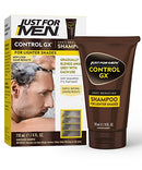 Just for Men Control GX Grey Reducing Shampoo for Lighter Shades of Hair, Blonde to Medium Brown, Gradual Hair Color, 4 Fl Oz - Pack of 1 (Packaging May Vary) Just for Men