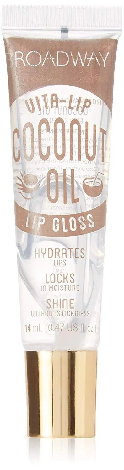 [ 5 PACK ] Broadway Vita-Lip Gloss. Mint Oil & Coconut Oil & Rosehip Oil & Mango Butter & Argan Oil Broadway