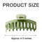 Big Claw Clips 4 Inch Nonslip Hair Clip Banana Large matte rubber for Women and Girls Think Curly Hair French Design Accessories (4 Packs) Aileam