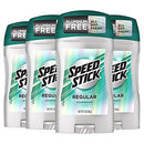 Speed Stick Deodorant for Men, Regular 3 Ounce, Pack Of 4 Speed Stick