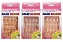 Beautia 3PACK 72tips So Cute Junior Color Changing Nail Under Sun, Sticker Nail for Kids (Pattern 4) Beautia