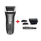 Remington F5-5800, Power Series Inercept Cutting Foil Razor/Men's Shaver with SPF-300 Screens & Cutters, Pivot & Flex Technology, and Stainless Steel Blades - Bundle Remington