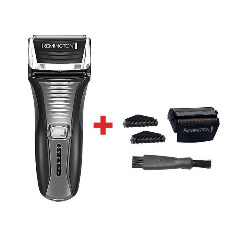 Remington F5-5800, Power Series Inercept Cutting Foil Razor/Men's Shaver with SPF-300 Screens & Cutters, Pivot & Flex Technology, and Stainless Steel Blades - Bundle Remington