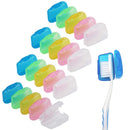 20 Pack Travel Toothbrush Head Covers, V-TOP Portable Toothbrush Caps Case Protector for Home and Outdoor (Plastic) V-TOP