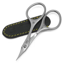 GERMANIKURE Tower Point Cuticle Scissors - FINOX Stainless Steel Professional Manicure Tools in Leather Case - Ethically Made in Solingen Germany - 4705 GERmanikure
