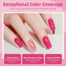 Major Dijit Neon Pink Quick Dry Regular Nail Polish - Nail Art Lacquer, 0.41 Fl Oz Infinity Warehouse