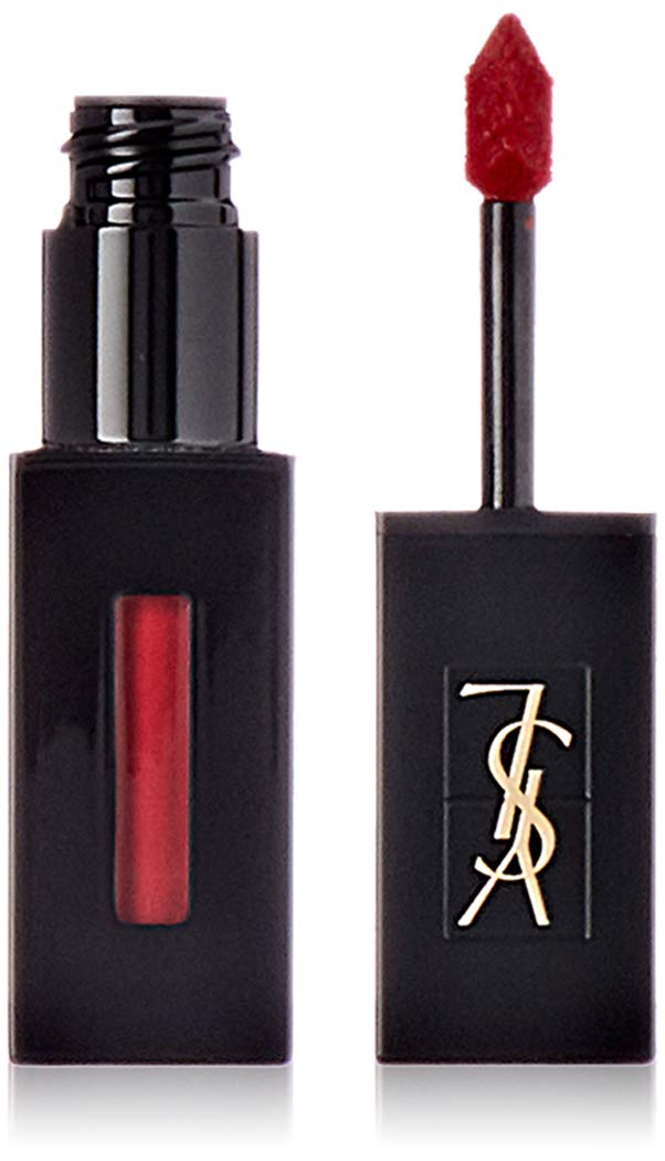 Yves Saint Laurent Vernis A Levres Vinyl Cream Lip Stain, 401 Rouge Vinyle, 0.18 Ounce Yves Saint Laurent