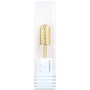 Pana Brand Professional GOLD XC (Extra Coarse) Smooth Round Top Large Dome Top Barrel Carbide Bit 3/32" Shank Size PANA