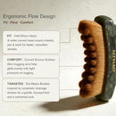 Lymphatic Contour Face Brush, Dual-Ended Dry Brush + Cool-Touch Jade Gua Sha Edge, 0.075mm Ultra-Soft Bristles Gua Sha Facial Tools, for Lymphatic Drainage, Less Puffy Look, Sculpt & Relax Infinity Warehouse