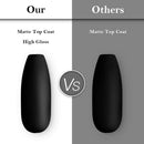 Makartt Matte Top Coat and Base Coat Clear Gel Nail Polish High Gloss Top Gel 3 in 1 Gel Coat Set No Wipe Gel Top Coat Gel Base Coat Matte Shine Finish Gel Top Long Lasting Soak Off Nail Gel 10ml 3pcs Makartt