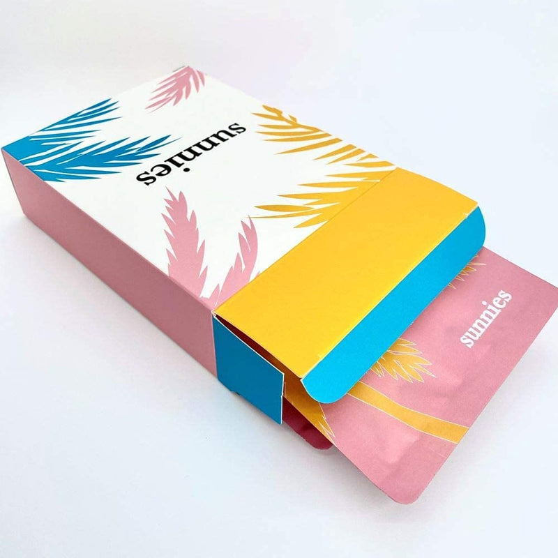 Self-Heating Steam Eye Mask Compress for Dry & Tired Eyes, Longest Lasting (40+ mins), Disposable, No Microwave, Sleep Better, Headache Relief, Puffiness and Dark Circles, Combine with Gold Hydrogels Sunnies