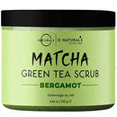 O Naturals Mens Exfoliating Matcha & Bergamot Scrub, for Face Body & Foot. Anti-Aging Mens Skin Care Routine. Blackhead & Helps Acne Pore Minimizer Ultra Hydrating Organic Oils 8.45oz O Naturals