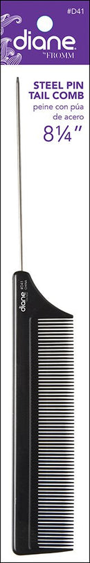 Diane Pin Tail Comb, 8.25", Dozen, Bone Diane