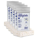 T.Taio Esponjabon Mother of Pearl Soap Sponge - Cleansing Shower Scrubber - Cleaning Bath Wash Scrub - Oil Removal - Massage & Lather Foot, Elbow, & Face - Bathroom Accessories - Fresh Scent (5-pack) T.TAIO