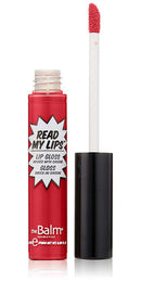 Read My Lips Lip Gloss, Hubba Hubba, Highly-Pigmented, Ultra Moisturizing theBalm