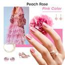 GELLEN Quick Dry Cat Eye Nail Polish, Magnetic Pink Fingernail Polish, Fast Drying Glitter Holographic Nail Polish Non Gel with Magnet Tool, DIY Salon Home Infinity Warehouse