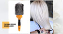 GK HAIR Global Keratin Professional Large Thermal Extra Round Brush 43mm Ceramic Coated Barrel Anti Static Frizz Control Blow Drying Styling Detangling for Long Short Curly Tangle Straight Hair Unisex GK HAIR