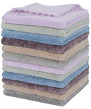 SUNLAND Microfiber Face Cloth Makeup Remover Cloth Reusable Facial Cleansing Towel Ultra Soft Face Washcloth 11inchx 11inch SUNLAND