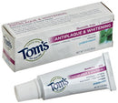Tom's of Maine, Fluoride Free Antiplaque & Whitening Toothpaste - Peppermint, 1 Ounce Tom's of Maine
