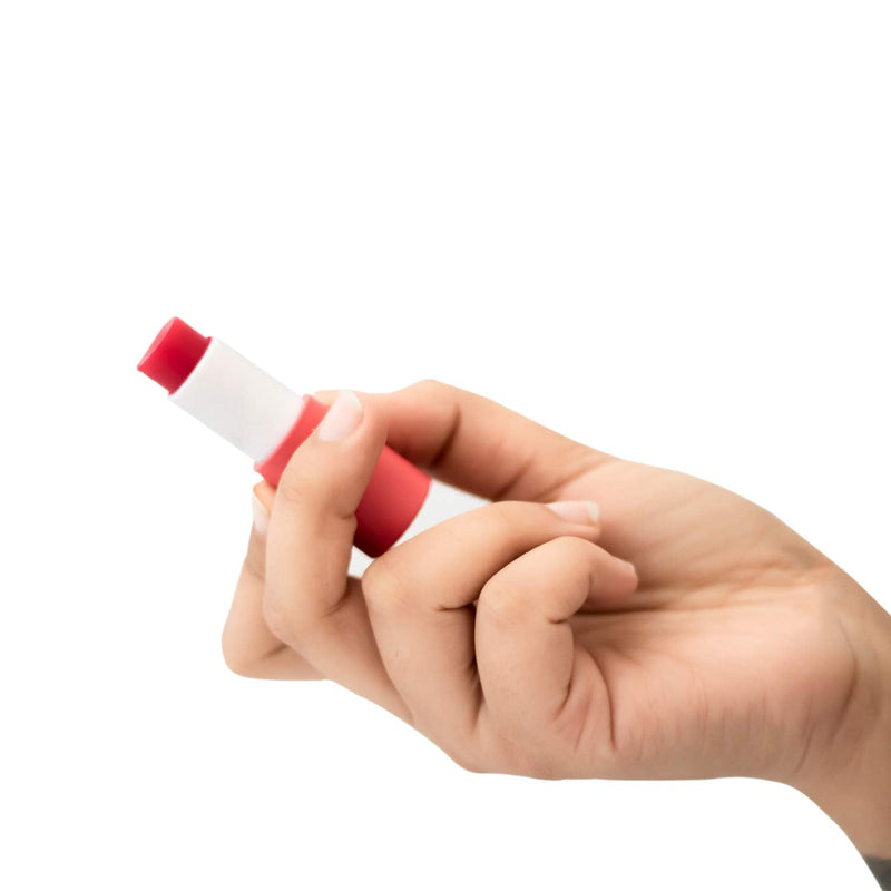 Omorfee 100% Organic Tinted Lip Balm Stick Treatment, Natural Lip Tint Gloss, Long Lasting Rose Lip Tint, Strawberry Flavor, Beetroot & Cocoa Butter, Pink Red Color, Moisturizing Lip Balm - 6g/0.21Oz OMORFEE BE EXOTIC OF