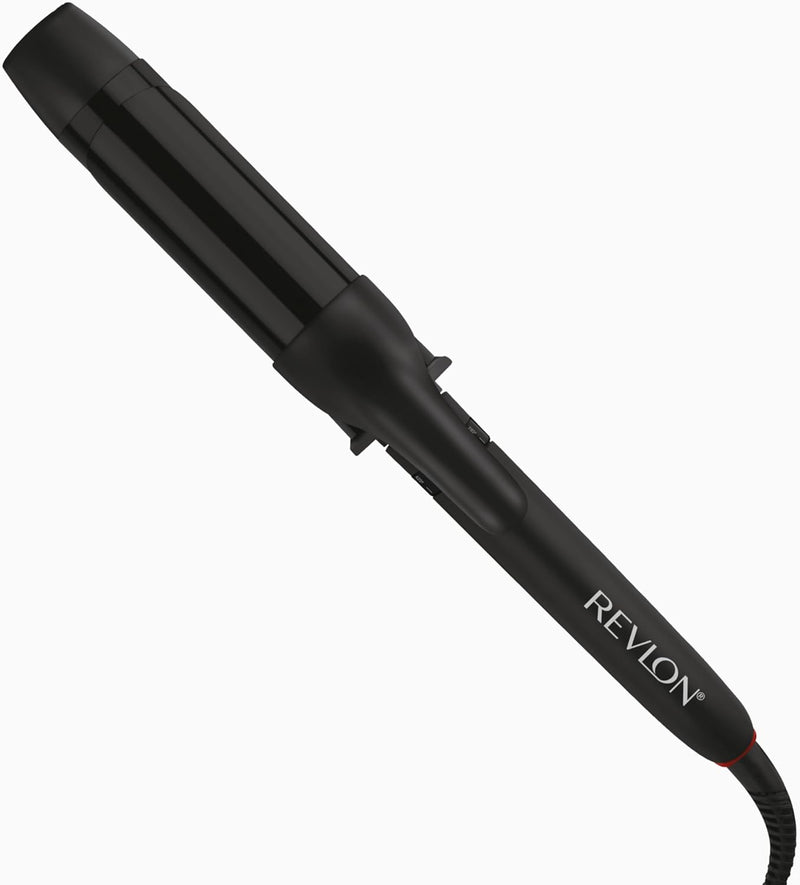 REVLON SmoothStay Coconut Oil Infused Hair Curling Iron - Barrel Curling Iron 1 ½ Inch for Loose Curls, Shinier, Visibly Smoother Hair (1 ½ in) Infinity Warehouse