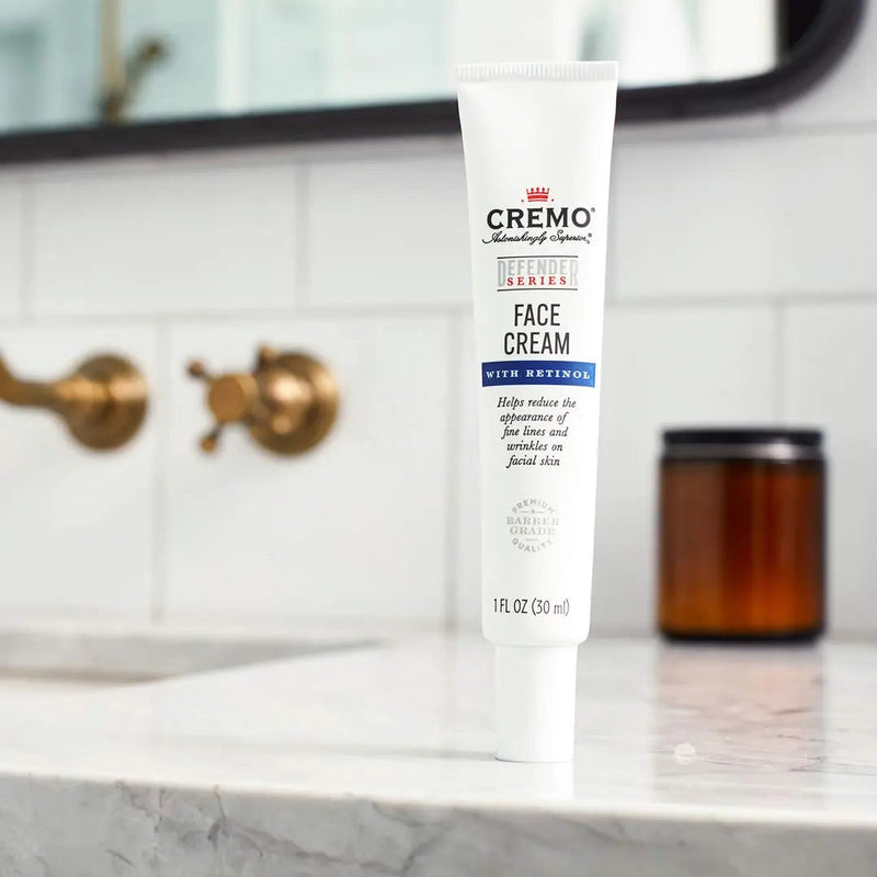 Cremo Face Cream with Retinol, Defender Series, 1 Oz Cremo