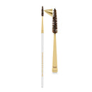 Vertex Eyebrow Brush Spoolie Comb - For Eyebrows Blending Brow Pomade | Small Angled Eyelash Brush For Longer Lashes Vertex