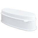 Beauticom French Dip Powder Tray Dipping Holder Container w/Removable Lid for Nail Art Powder Pink & White Beauticom