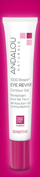 Andalou Naturals 1000 Roses Eye Revive Contour Gel, pomegranate,rose, 0.6 Fl Oz Andalou Naturals