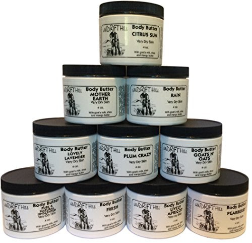 Windrift Hill 4oz Body Butter Moisturizing Lotion For Very Dry Skin (Huckleberry) Windrift Hill