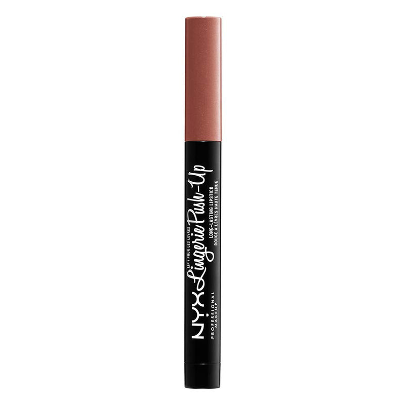 NYX PROFESSIONAL MAKEUP Lip Lingerie Push-Up Long Lasting Lipstick - Bedtime Flirt, Red Tone Pink NYX PROFESSIONAL MAKEUP Store