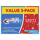 Crest Kid's Cavity Protection Toothpaste (children and toddlers 2+), Sparkle Fun, 4.6 Oz (Pack of 3) Crest