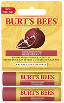 Lip Balm Stocking Stuffer, Burt's Bees Moisturizing Lip Care Holiday Gift, All Natural, Original Beeswax with Vitamin E & Peppermint Oil (2 Pack) Burt's Bees
