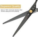 SLY Professional Hair Cutting Scissors 6 inch Hair Cutting Shears 100% Stainless Steel Rust Resistant Hairdressing Scissors for Salon, Barber, Hairdresser, Women, Men, Adults, Kids SLY