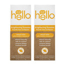 Hello Brightening Booster White Turmeric and Coconut Oil Fluoride Free Toothpaste, Vegan, SLS Free, Gluten Free and Peroxide Free, 4.0 Ounces (Pack of 2) hello