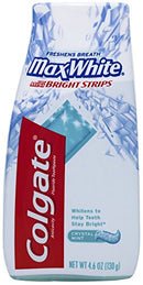 Colgate Max White Toothpaste with Mini Breath Strips - 4.6 oz - Crystal Mint Colgate