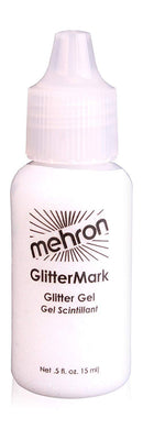 Mehron Makeup GlitterMark Glitter Gel (.5oz) (Crystal White) Mehron
